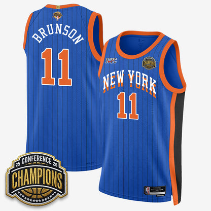 NYK 2026 NBA Finals City Edition Jersey V3- Stitched-DTD