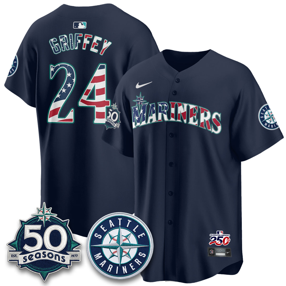 SEA Americana 2026 Vapor Limited Jersey - Stitched-DTD