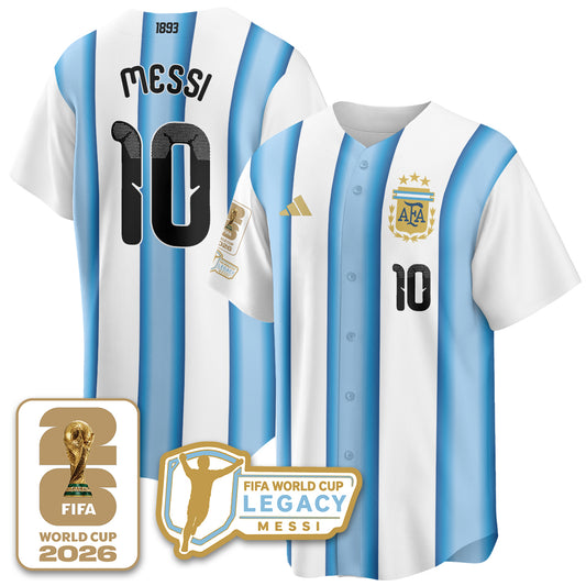 Argentina Soccer National Team x Baseball Vapor Limited Jersey - Stitched-DTD