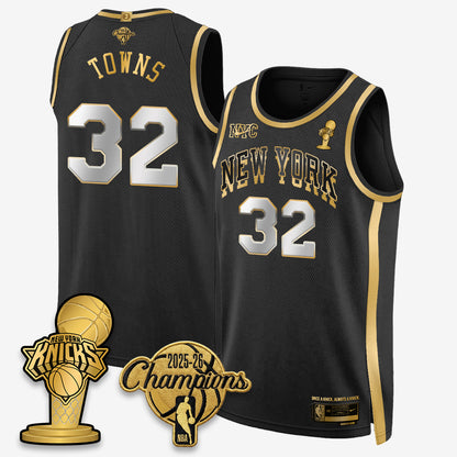 NYK 2026 NBA Champions Gold Edition Vapor Jersey - Stitched-DTD