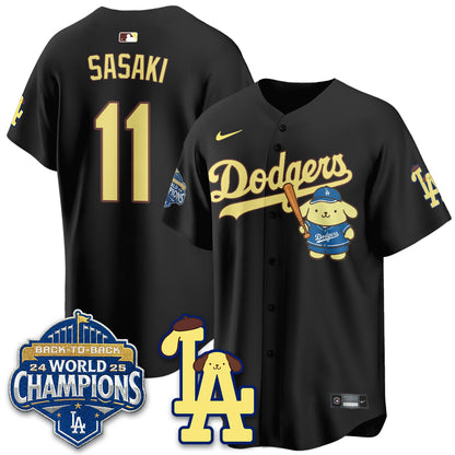 LAD Pompompurin Edition Vapor Jersey - Stitched-DTD