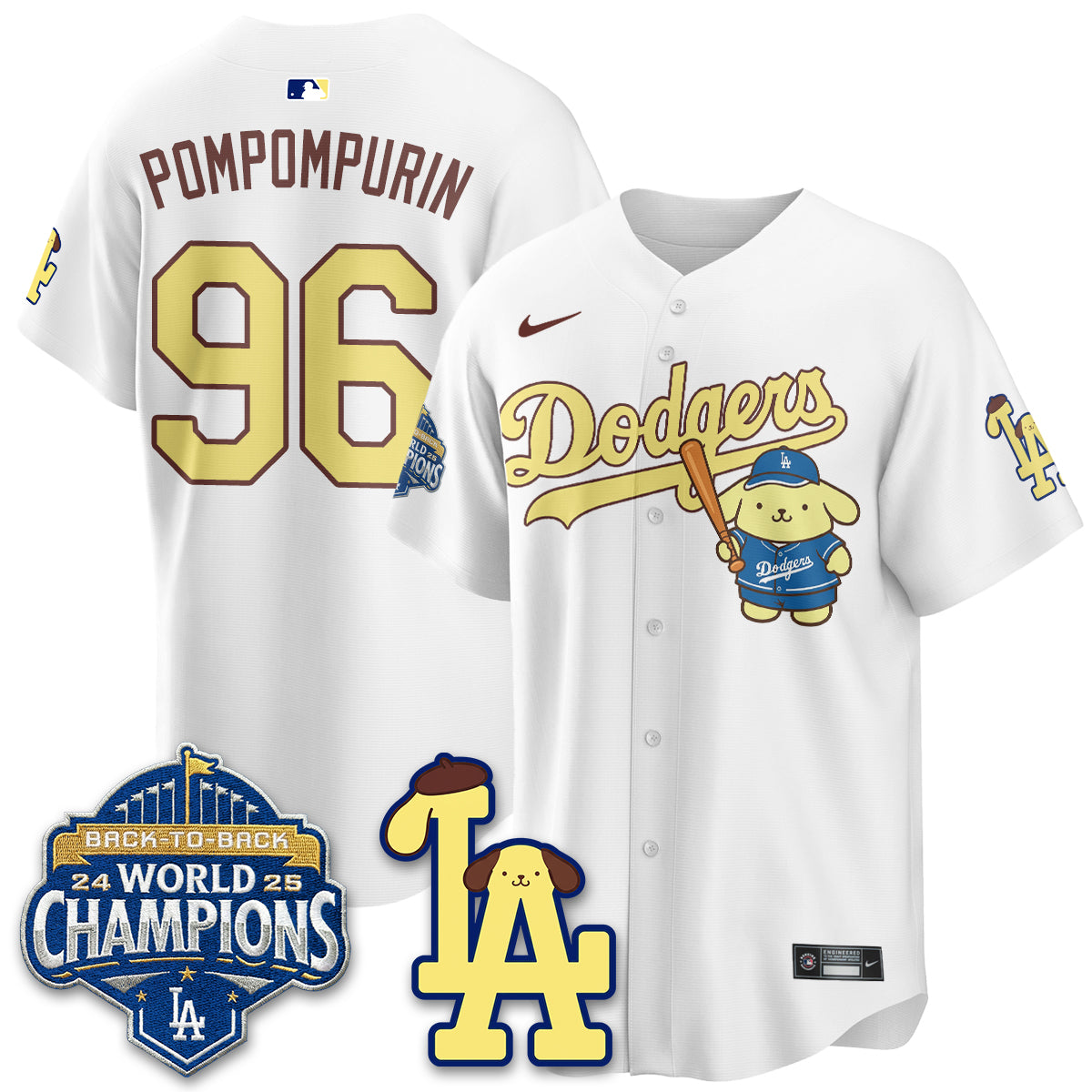 LAD Pompompurin Edition Vapor Jersey - Stitched-DTD