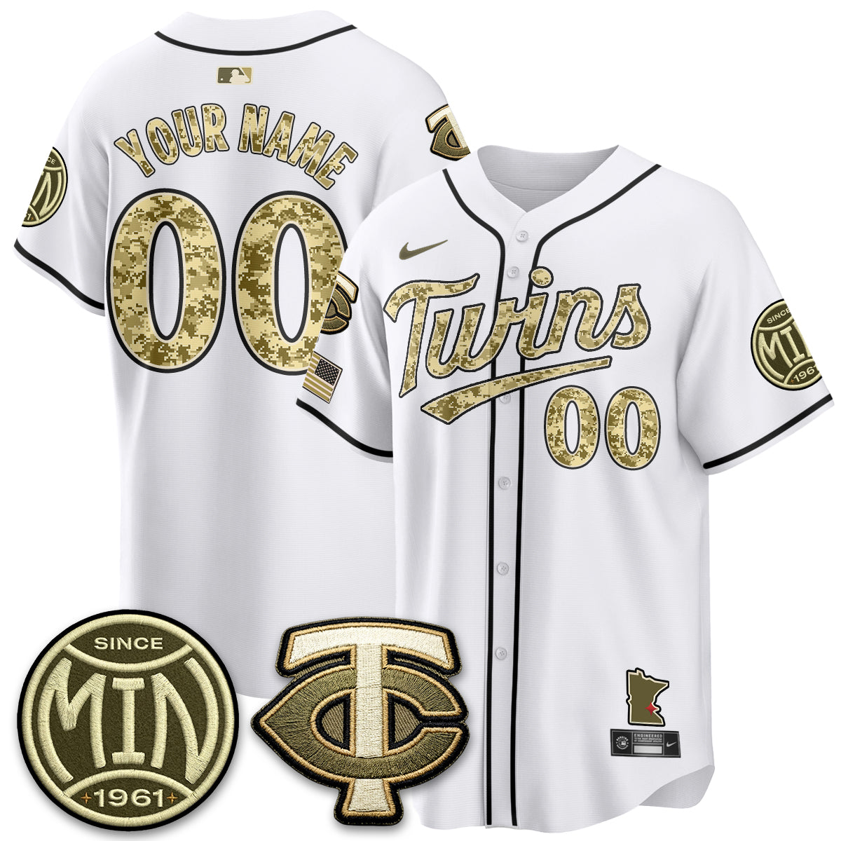 MIN 2026 Armed Forces Day Custom Jersey  - Stitched-DTD