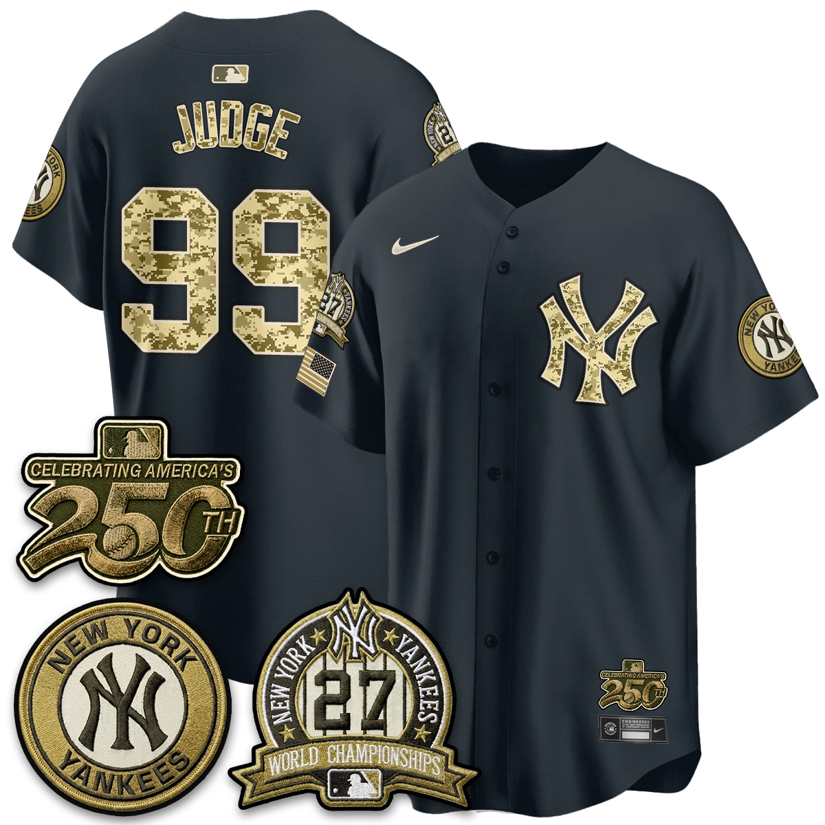 NYY Salute to Service 2026 Vapor Limited Jersey - Stitched-DTD