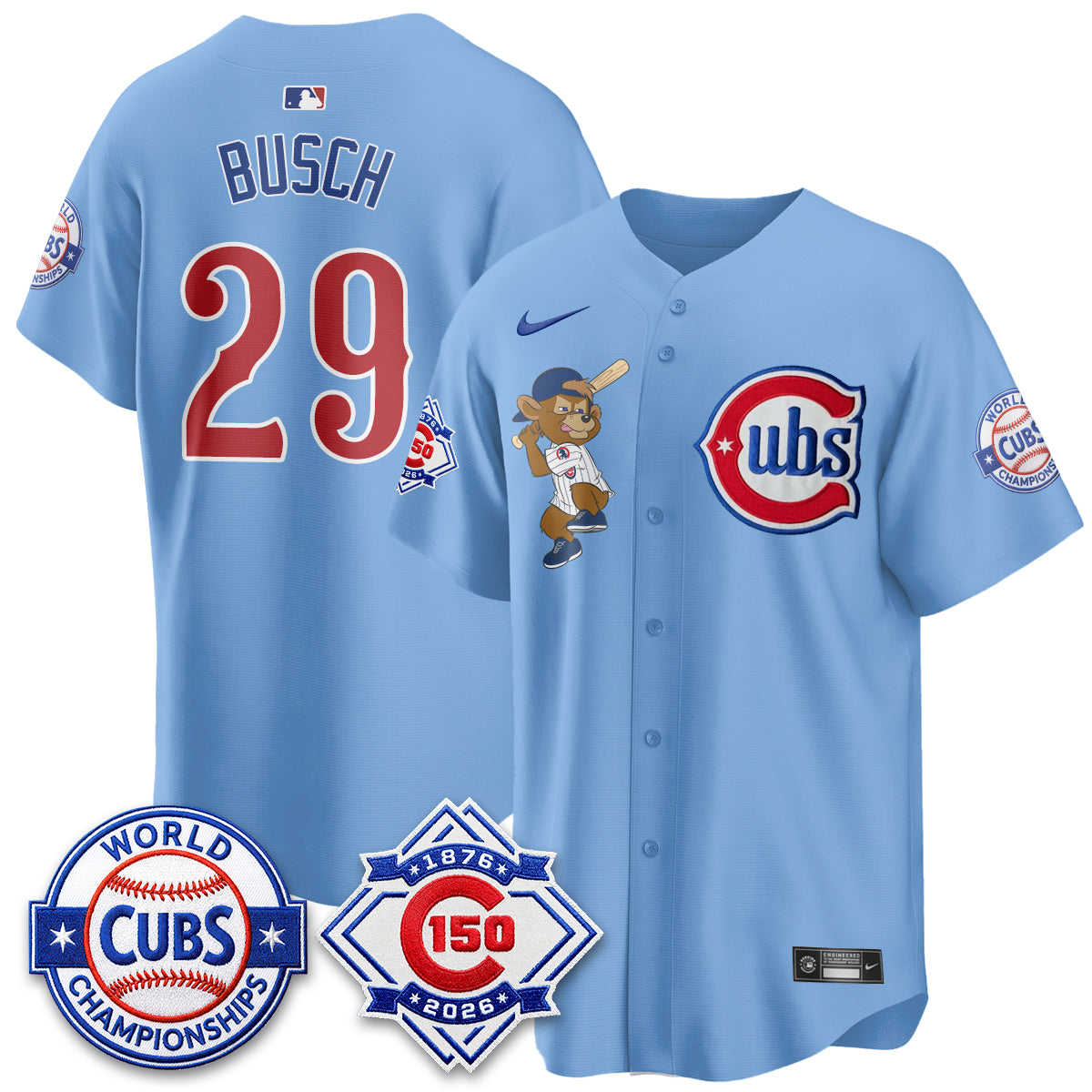 Chicago Cubs Clark Edition Vapor Limited Jersey - Stitched-DTD