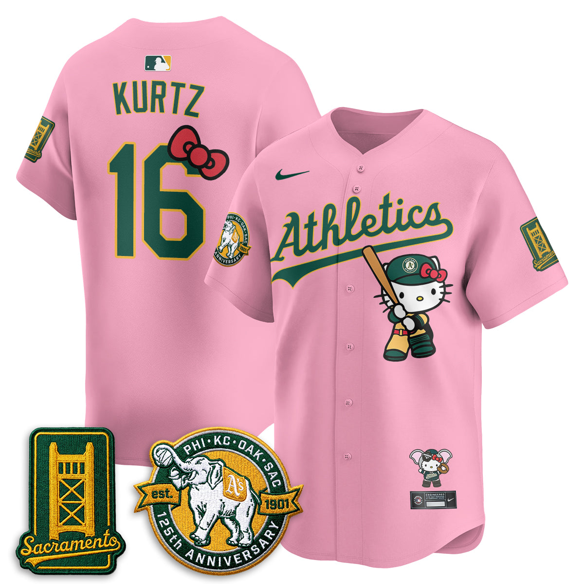 OAK x Meow KT 2026 Vapor Limited Jersey - Stitched-DTD