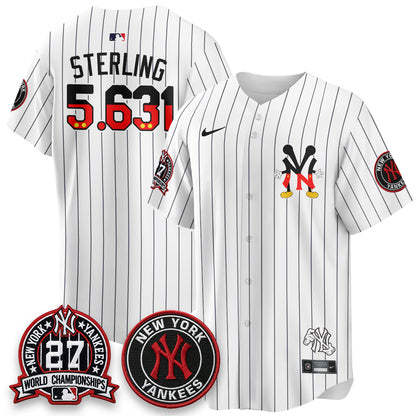 NYY x Mouse Vapor Limited Jersey - Stitched-DTD