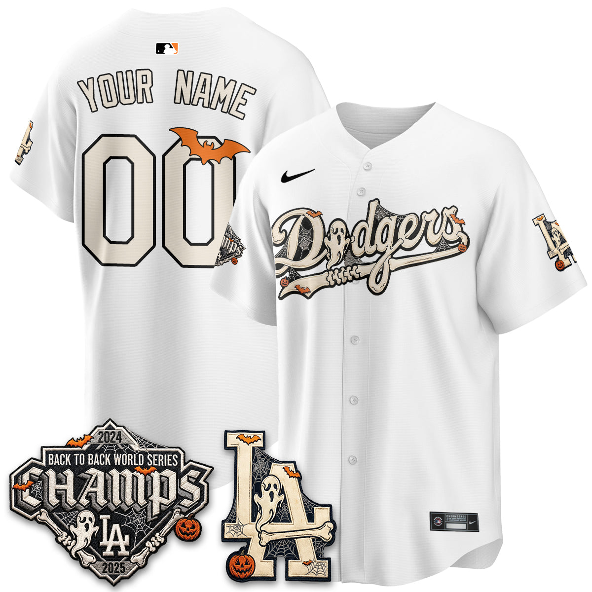 LAD Halloween 2026 Vapor Custom Jersey - Stitched-DTD