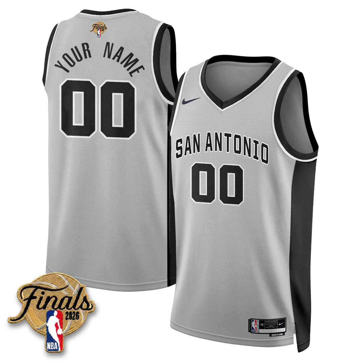 SAS 2026 NBA Western Conference Champions Vapor Custom Jersey V2- Stitched-DTD