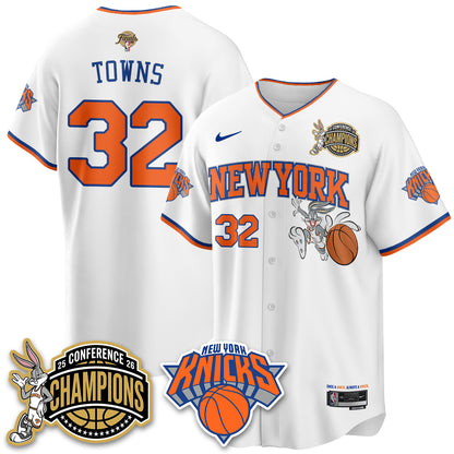 NYK 2026 NBA Finals x Bunny Vapor Jersey V2- Stitched-DTD