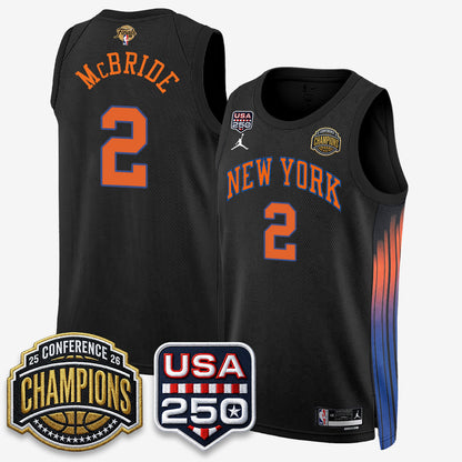 NYK 2026 NBA Eastern Conference Champions City Edition Jersey - Stitched-DTD