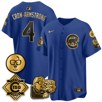 CHC 150th Anniversary Harry Caray Holy Cow Vapor Premier Limited Jersey - All Stitched V3-DTD