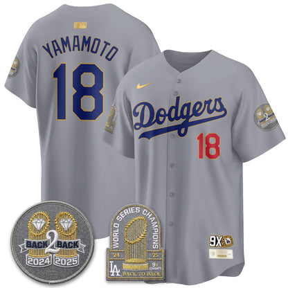 LAD Vapor Limited Jersey - Back to Back Champion - All Stitched-DTD