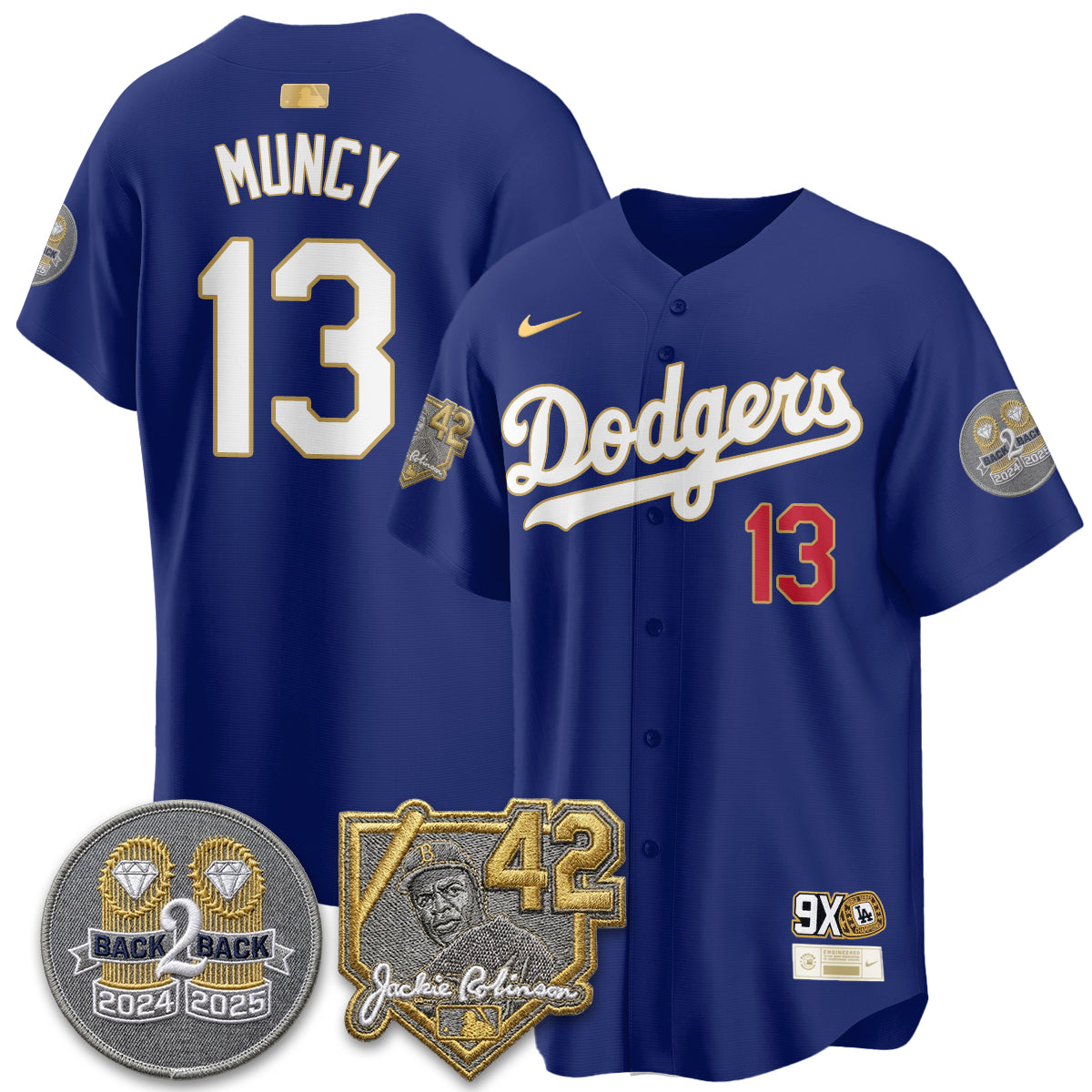 LAD -  2026 Jackie Robinson Day Vapor Limited Jersey - All Stitched-DTD