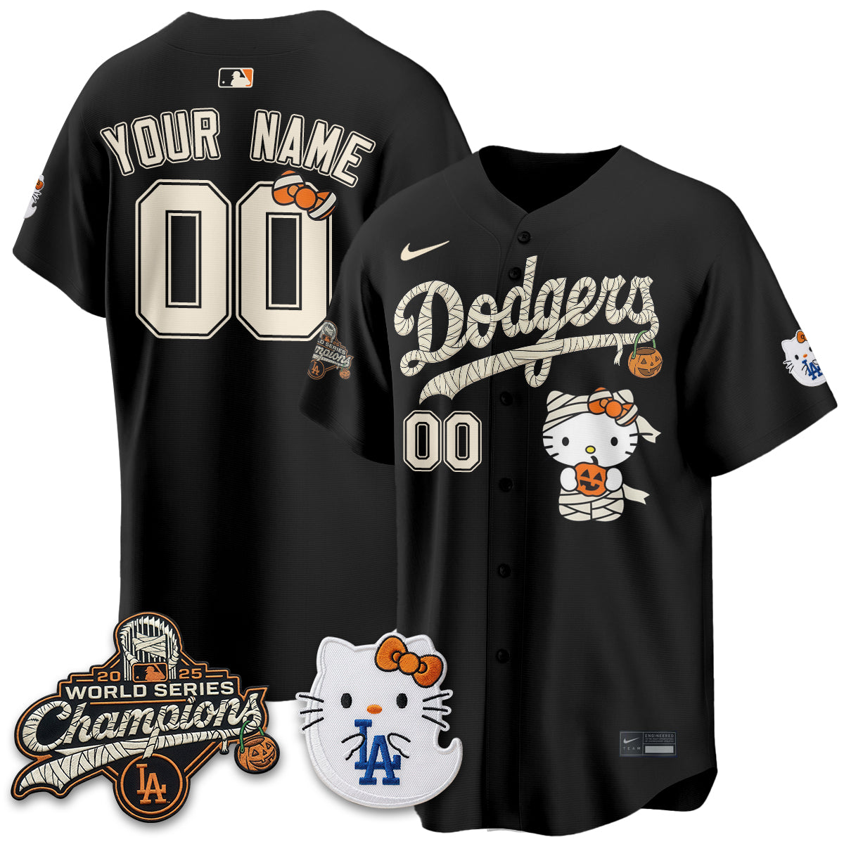 LAD Halloween 2026 Vapor Custom Jersey V2- Stitched-DTD