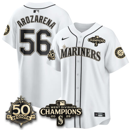 SEA Vapor Premier Limited Jersey - 50th Anniversary & AL West Division Champions - Steelheads Community Funds - All Stitched-DTD