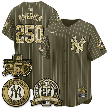 NYY Salute to Service 2026 Vapor Limited Jersey - Stitched-DTD
