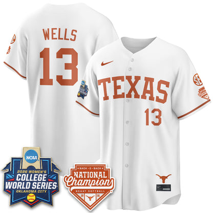 TEX Softball 2026 World Series (WCWS) Vapor Premier Limited Jersey - B2B Champs - All Stitched-DTD