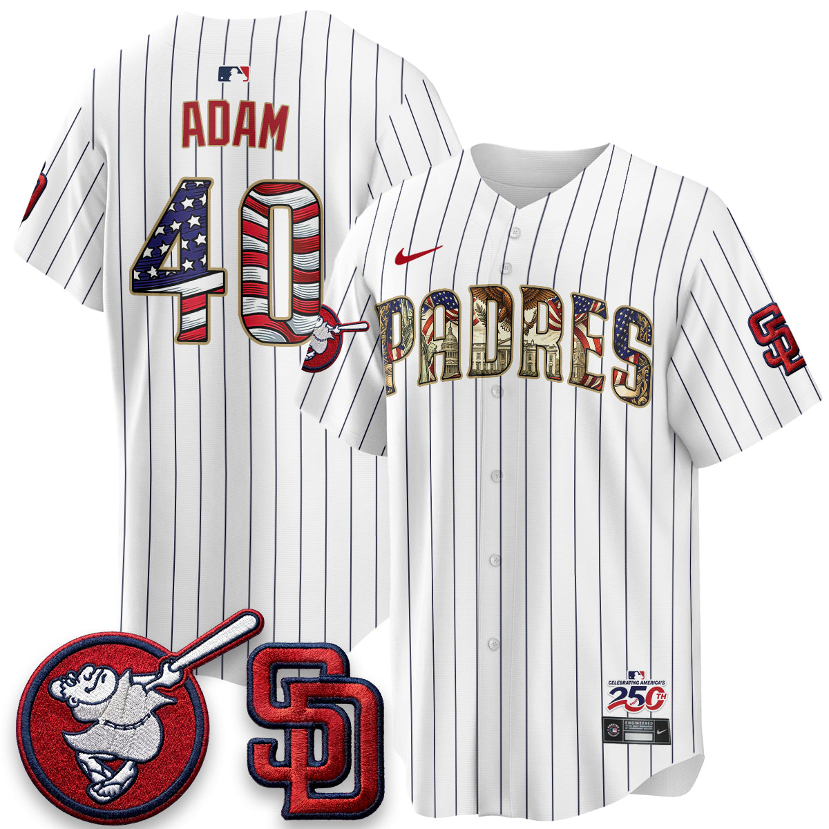 SD 2026 Independence Day USA Vapor Limited Jersey - Stitched-DTD