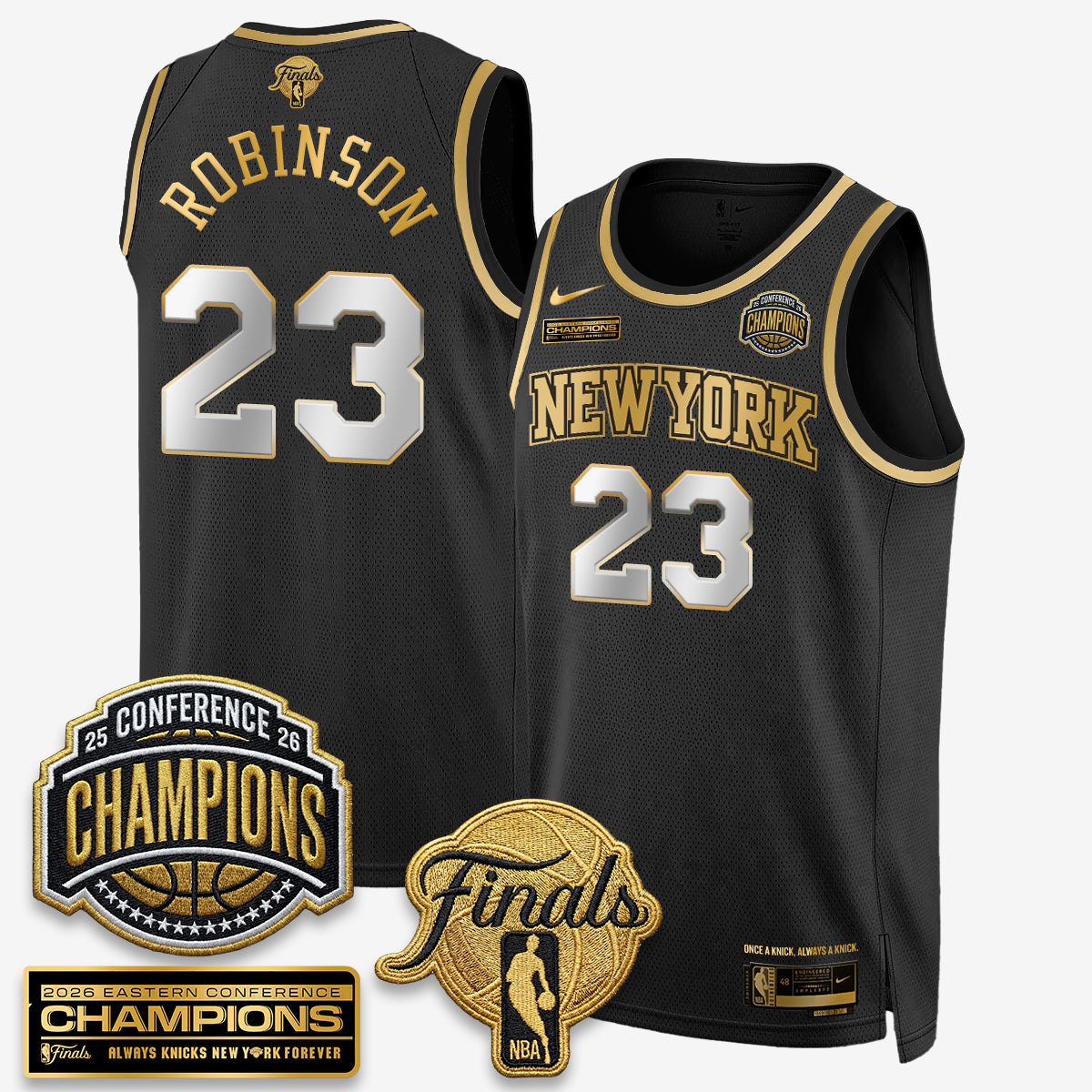 NYK 2026 NBA Eastern Conference Champions Vapor Special Edition Jersey - Stitched-DTD