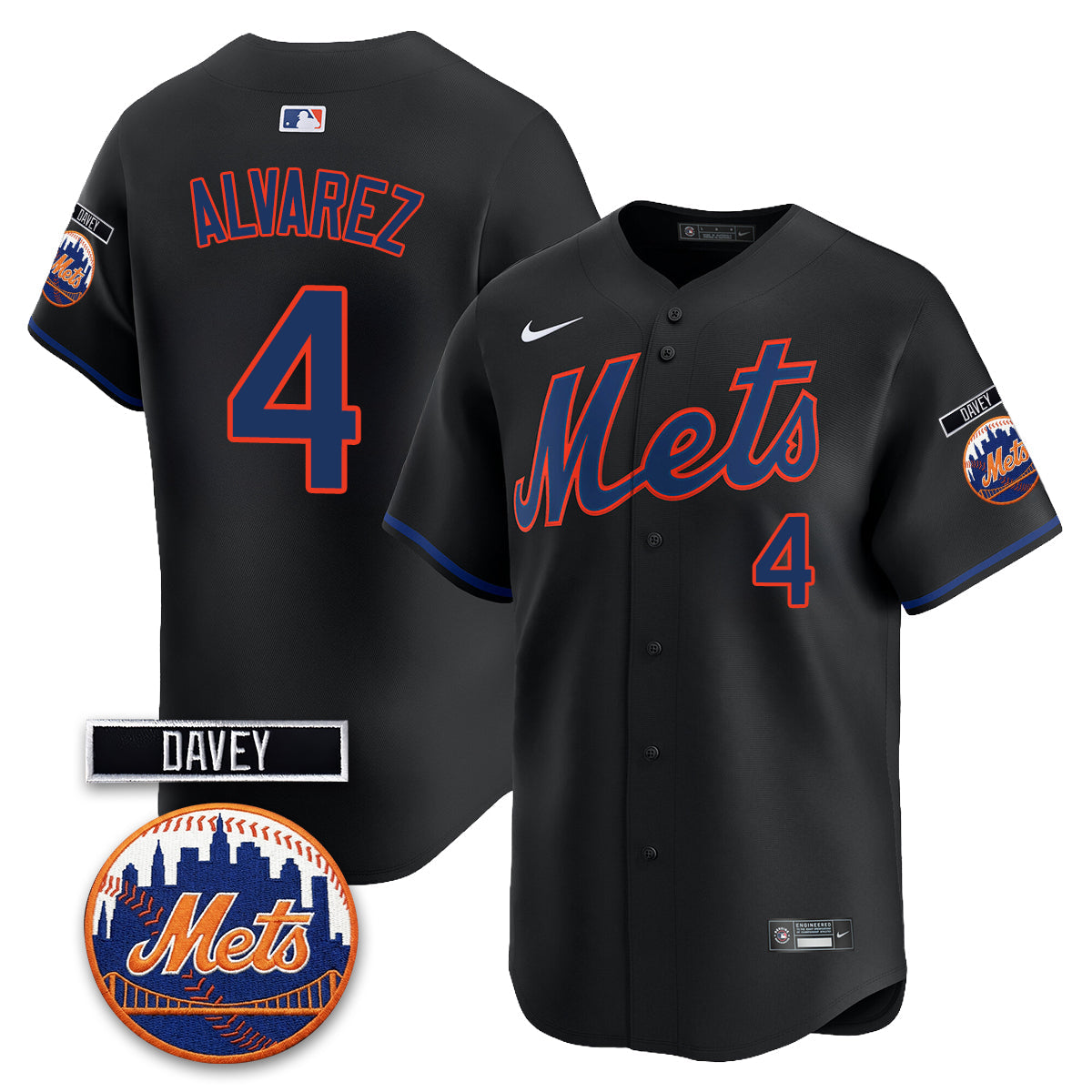 NYM 2026 Davey Johnson Memorial Vapor Limited Jersey - All Stitched-DTD
