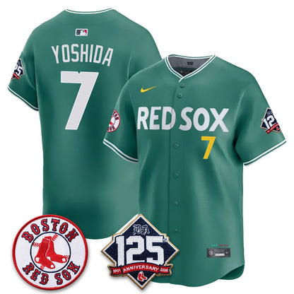 BOS 125th Anniversary Patch Vapor Jersey - Stitched-DTD