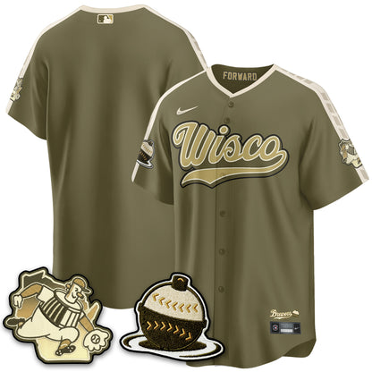MIL New Era Olive 2026 Armed Forces Day Jersey - All Stitched-DTD