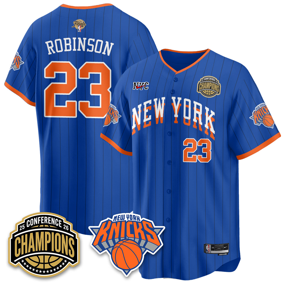 NYK 2026 NBA Finals Vapor City Edition Jersey V2- Stitched-DTD