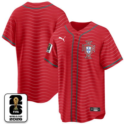 Portugal Soccer National Team x Baseball Vapor Limited Jersey - Stitched-DTD
