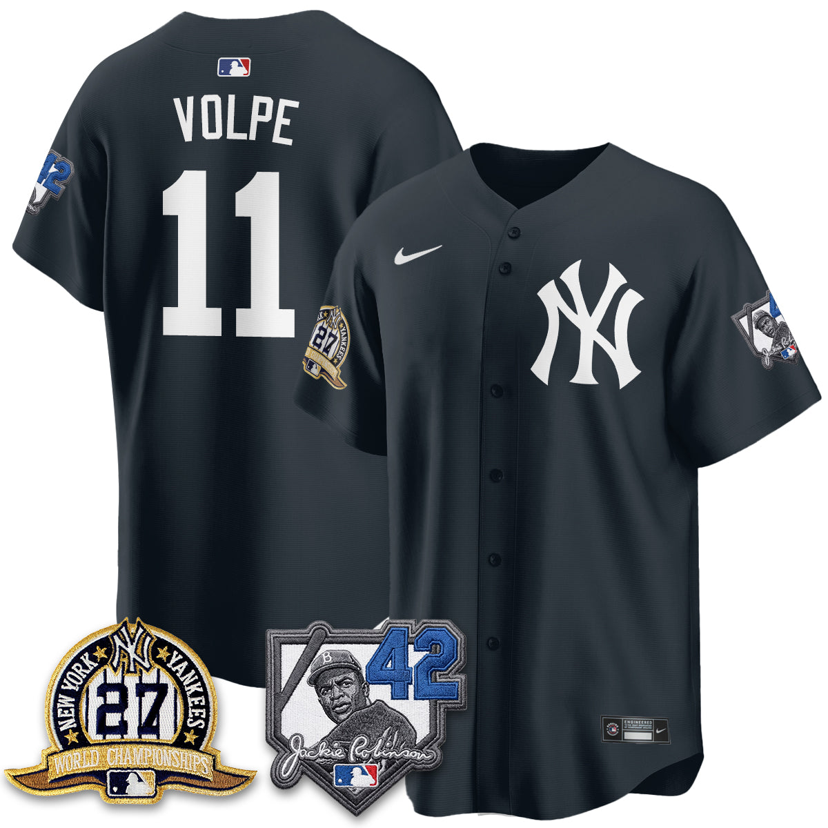 NYY 2026 Jackie Robinson Day Vapor Limited Jersey - All Stitched-DTD