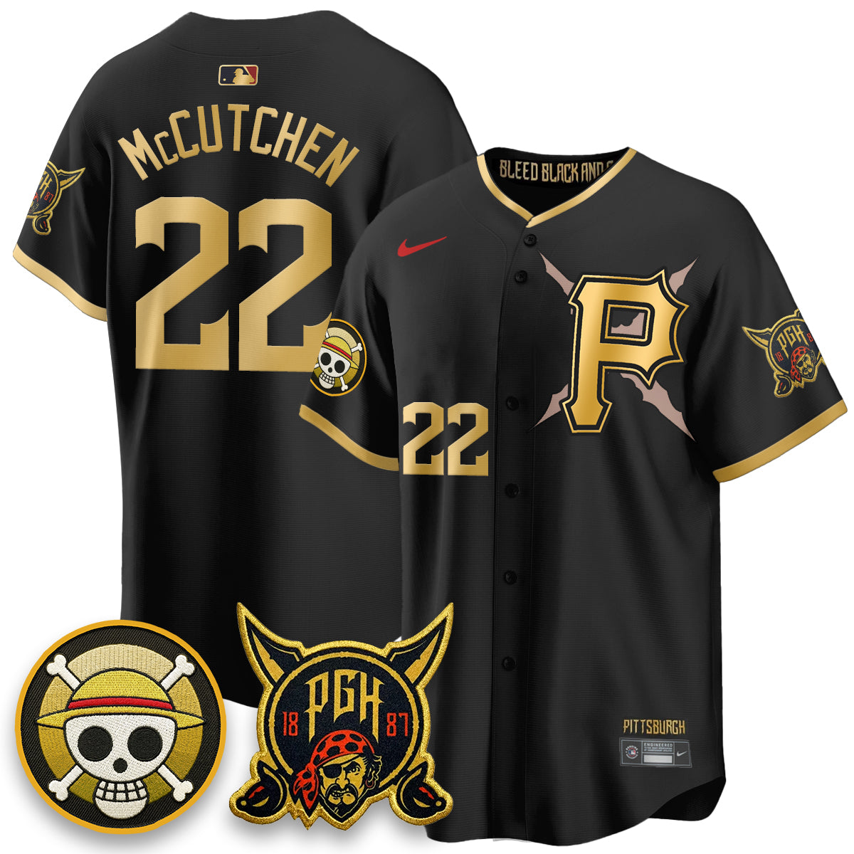 PIT 2026 City Connect x One Piece Vapor Limited Jersey - All Stitched-DTD