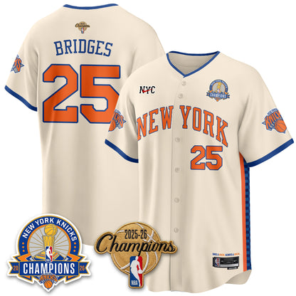 NYK 2026 NBA Champions Special Edition Vapor Jersey V2- Stitched-DTD