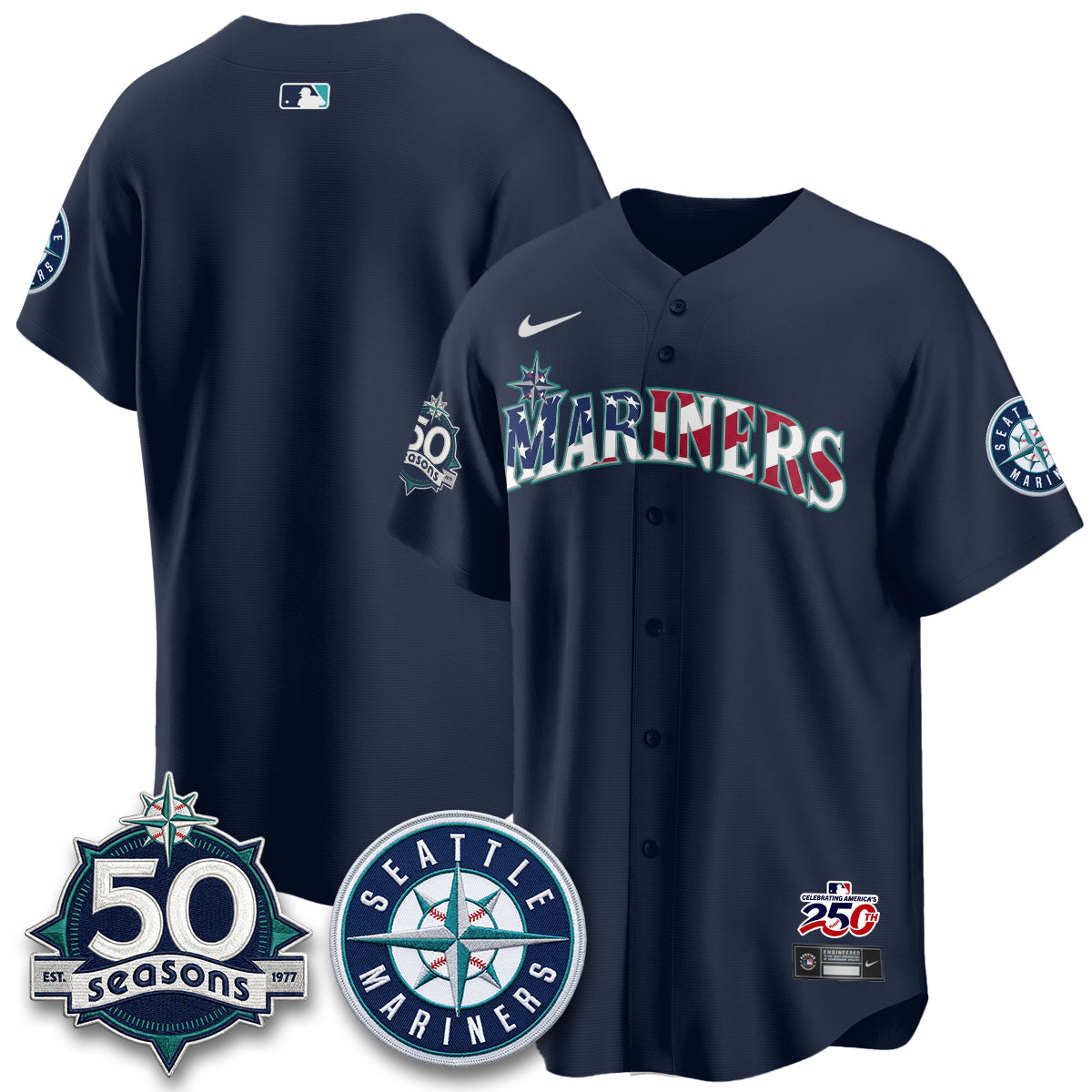 SEA Americana 2026 Vapor Limited Jersey - Stitched-DTD
