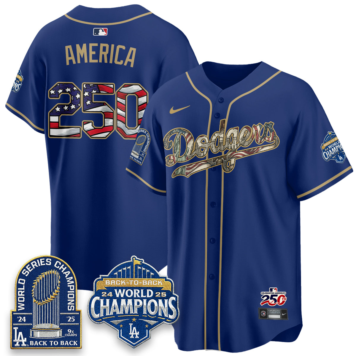 LAD 2026 Independence Day USA Vapor Limited Jersey - Stitched-DTD
