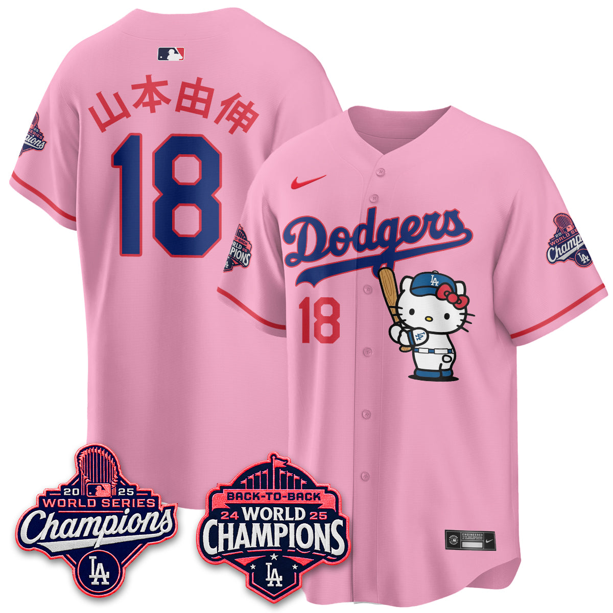 LAD x Hello Kitty Night 2026 Vapor Jersey - All Stitched-DTD