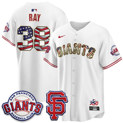 San Francisco Giants2026 Independence Day USA Jersey - All Stitched-DTD