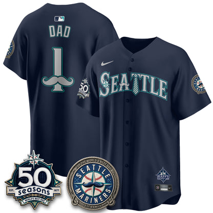 SEA Happy Father's Day Vapor Jersey - Stitched-DTD