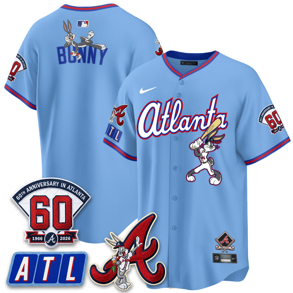 ATL x Bunny Vapor Premier Limited Jersey - Stitched-DTD