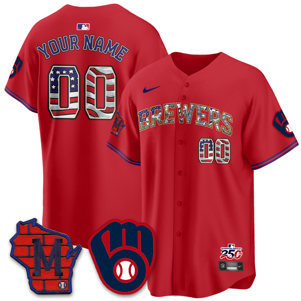 MIL 2026 Independence Day USA Vapor Limited Custom Jersey - Stitched-DTD