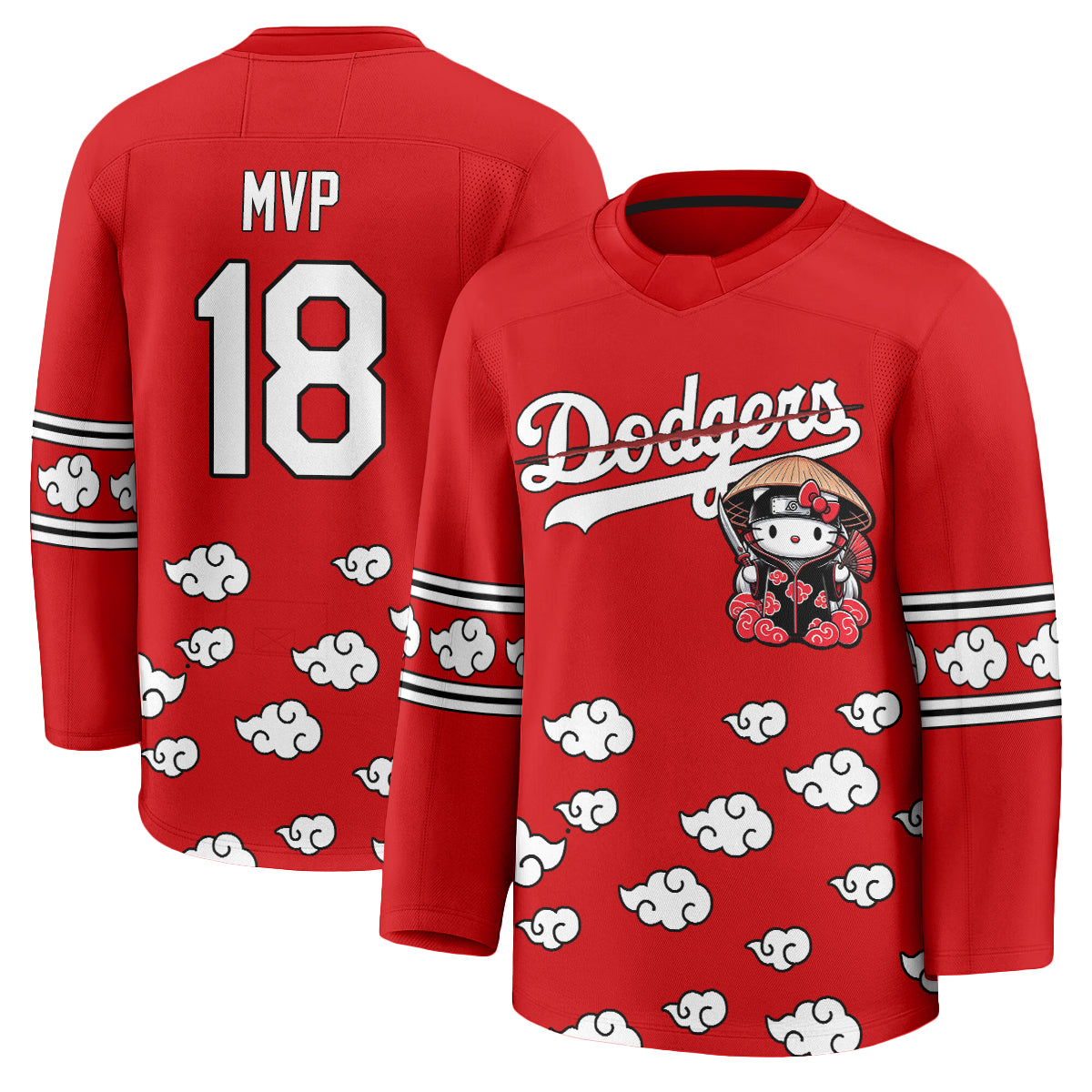 LAD Akatsuki Edition Vapor Hockey Jersey - Stitched-DTD