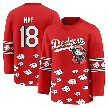 LAD Akatsuki Edition Vapor Hockey Jersey - Stitched-DTD