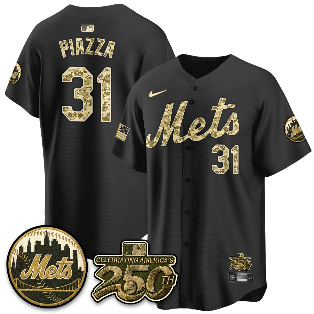 NYM Armed Forces Day Vapor Premier Limited Jersey - All Stitched V2-DTD