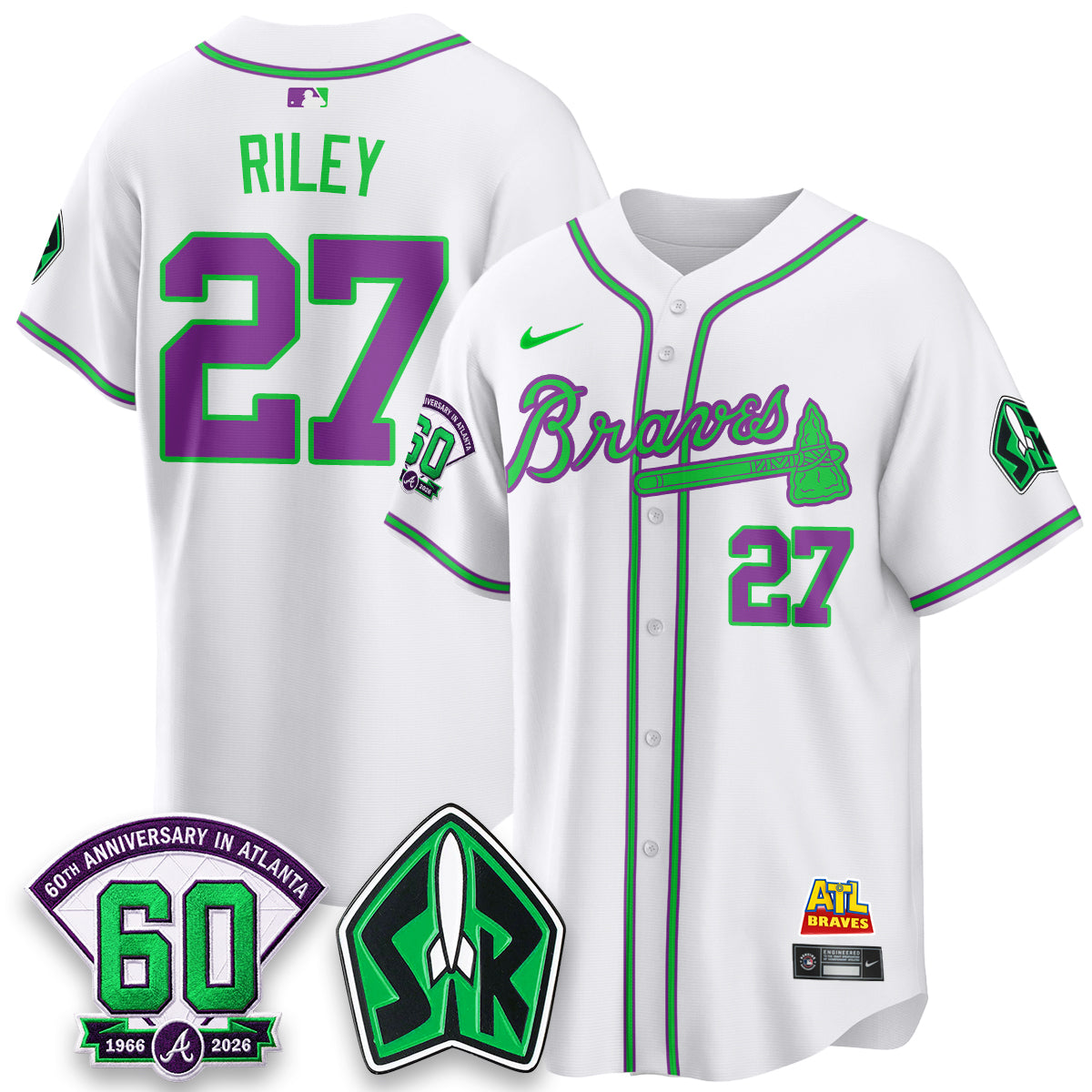 ATL 60th Anniversary Space Ranger Edition Vapor Limited Jersey - All Stitched-DTD