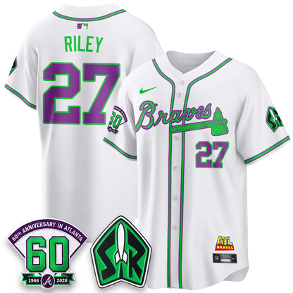 ATL 60th Anniversary Space Ranger Edition Vapor Limited Jersey - All Stitched-DTD