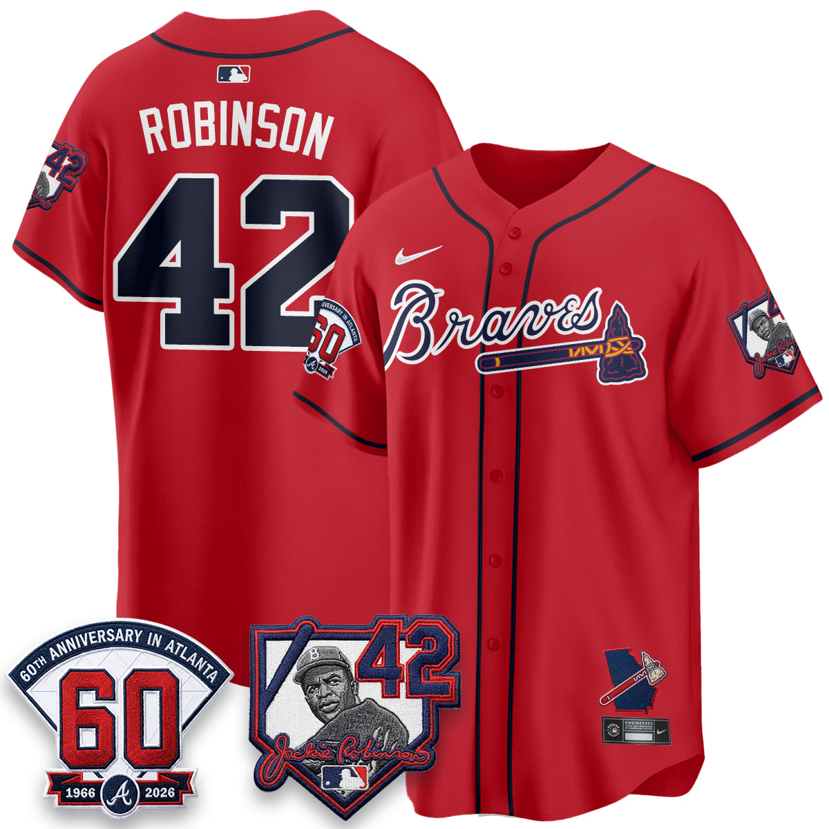 ATL 2026 Jackie Robinson Day Vapor Limited Jersey - All Stitched-DTD