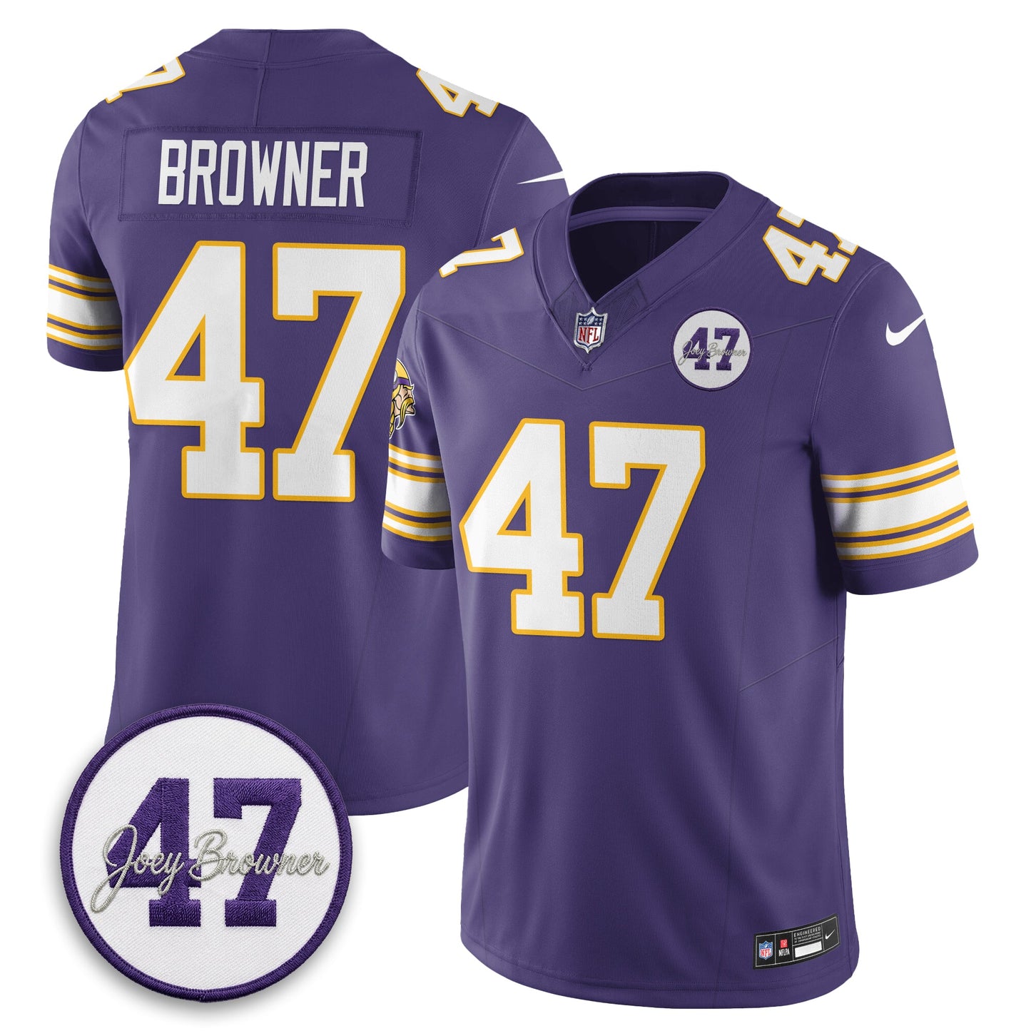 MIN Joey Browner Thank You For Memories - 1960 – 2026 Football Vapor Limited Jersey - All Stitched-DTD