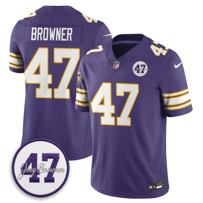 MIN Joey Browner Thank You For Memories - 1960 – 2026 Football Vapor Limited Jersey - All Stitched-DTD