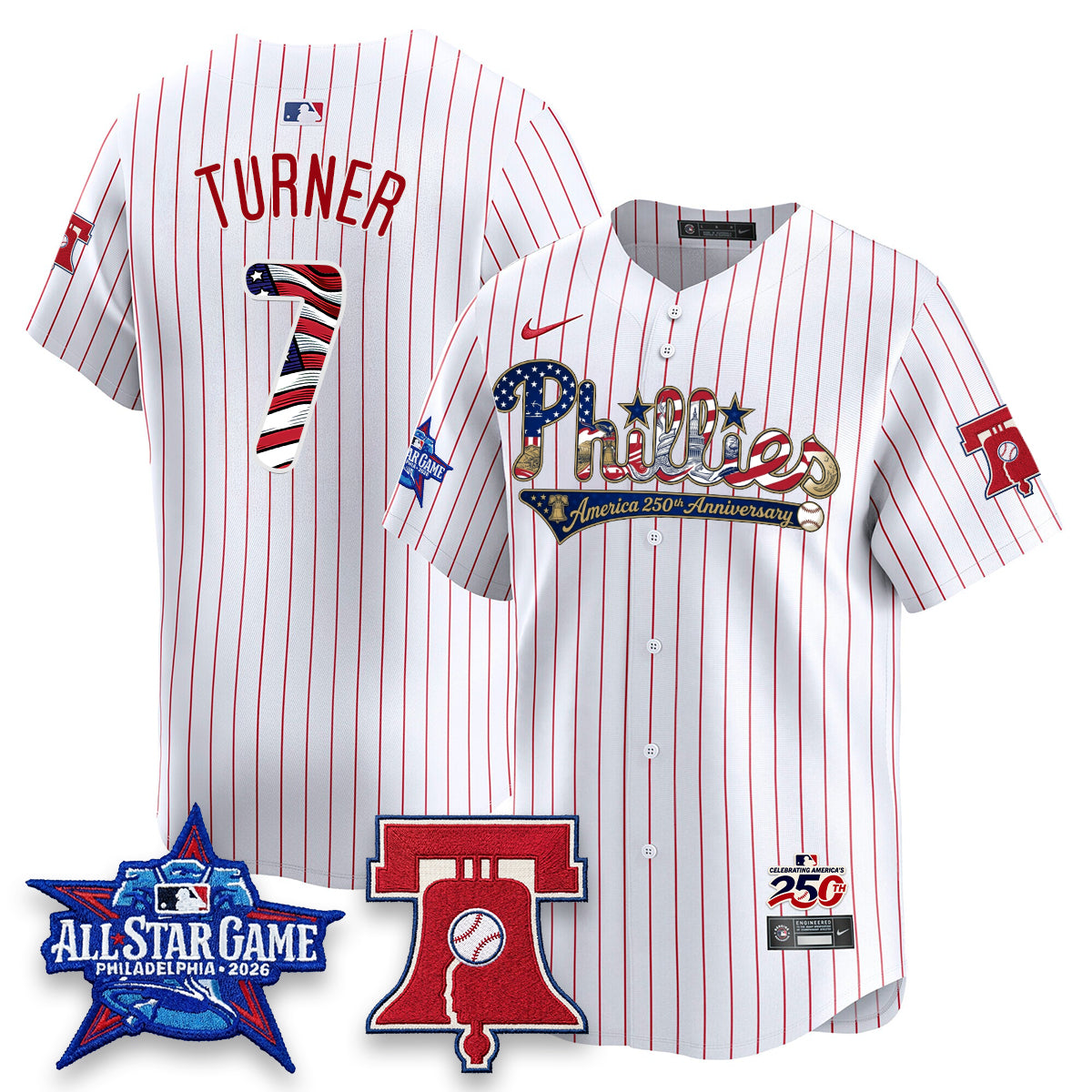 PHI 2026 Independence Day USA Vapor Limited Jersey - Stitched-NQD