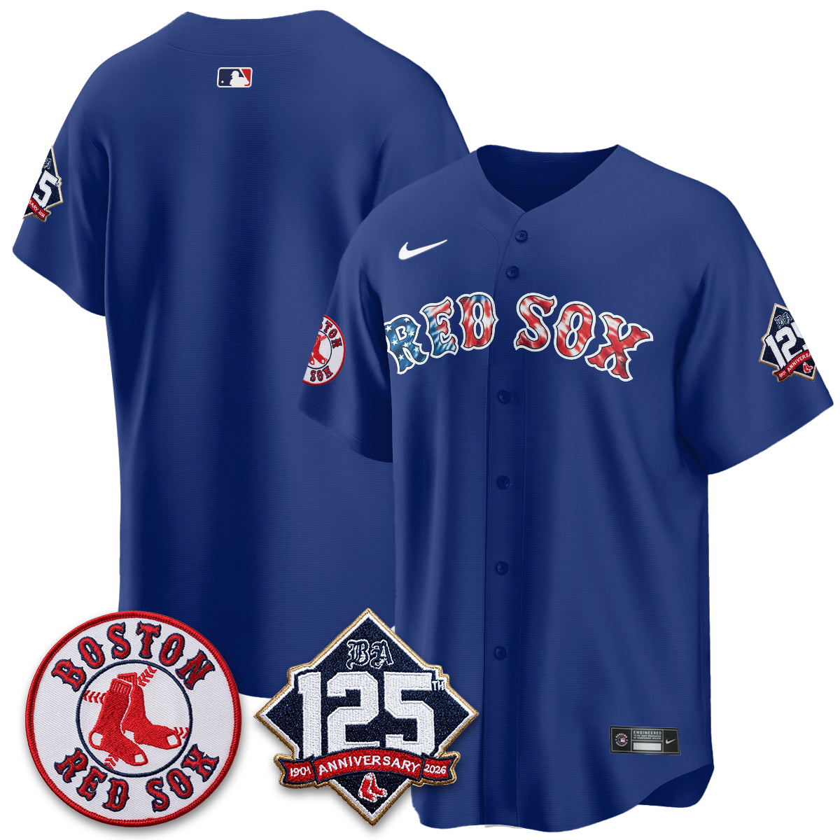 BOS Americana 2026 Vapor Limited Jersey - Stitched-DTD