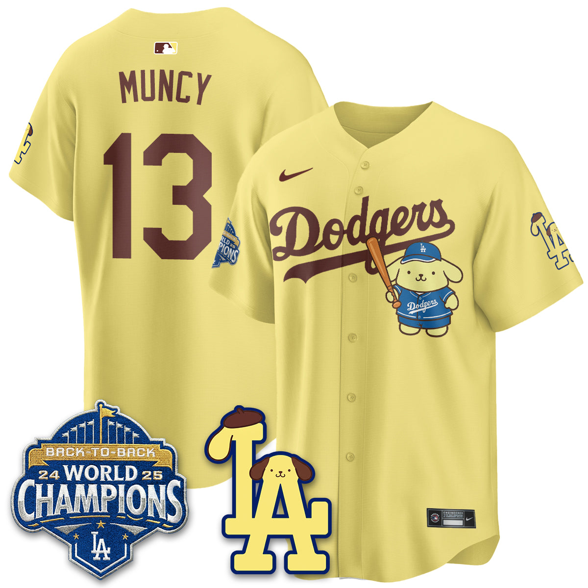 LAD Pompompurin Edition Vapor Jersey - Stitched-DTD